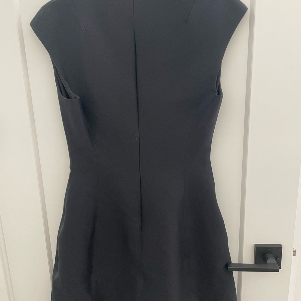 Halston black dress